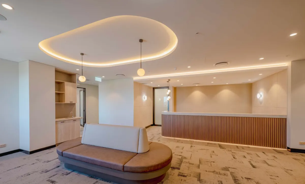 A completed Health Hubs medical reception